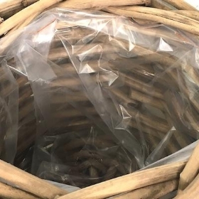 Woven Cylinder Basket 35cm