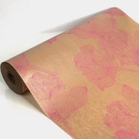 Pink Nina Kraft Paper 125m