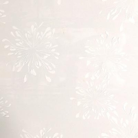 White Floral Cellophane 100m