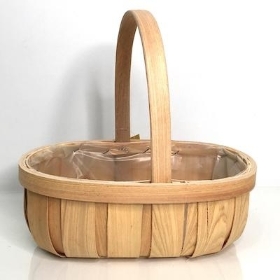 Natural Trug Basket 28cm