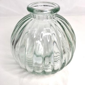 Clear Bubble Vase 8cm