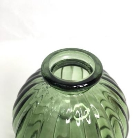 Vintage Green Bubble Vase 8cm