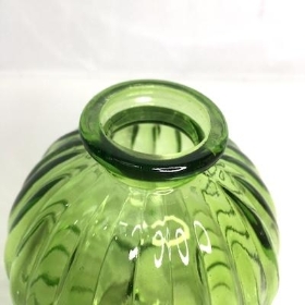 Emerald Green Bubble Vase 8cm