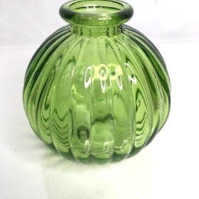 Emerald Green Bubble Vase 8cm