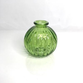 Emerald Green Bubble Vase 8cm