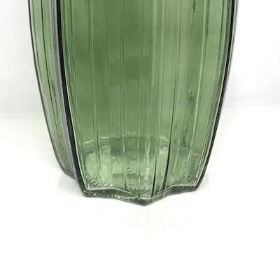 Vintage Green Flower Vase 21cm