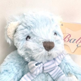 Blue Fluffy Teddy Bear 13cm