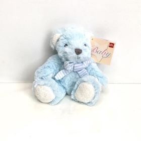 Blue Fluffy Teddy Bear 13cm