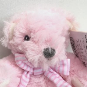 Pink Fluffy Teddy Bear 13cm