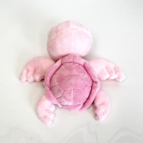 Pink Turtle Soft Toy 16cm