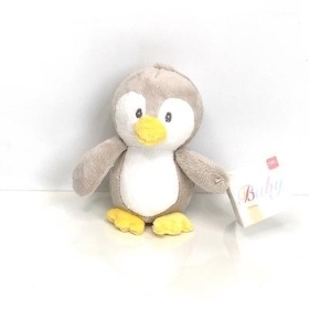 Grey Penguin Soft Toy 14cm