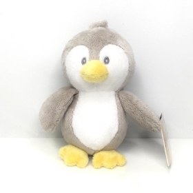 Grey Penguin Soft Toy 14cm