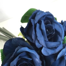 Dark Blue Rose Bundle 28cm