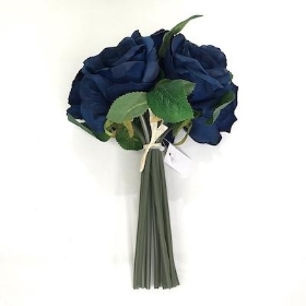 Dark Blue Rose Bundle 28cm