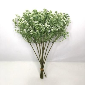 White Heather Bud Bundle 35cm