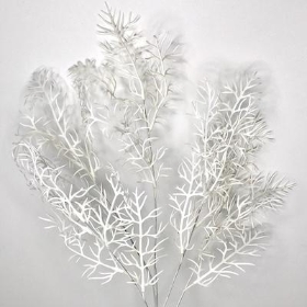 White Coral Fern 68cm