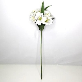 White Alstroemeria 46cm