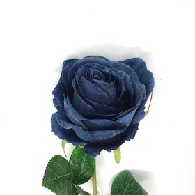 Dusky Blue Rose 63cm