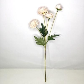 Soft Pink Zinnia Spray 59cm