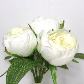 Ivory Peony Bundle 29cm