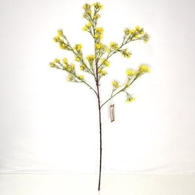 Yellow Waxflower Spray 86cm