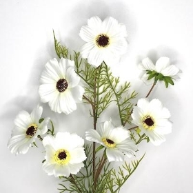 White Cosmos Spray 71cm