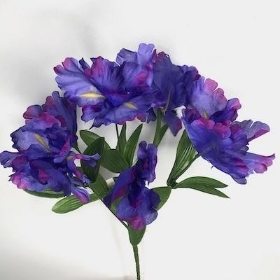 Purple Iris Bush 32cm