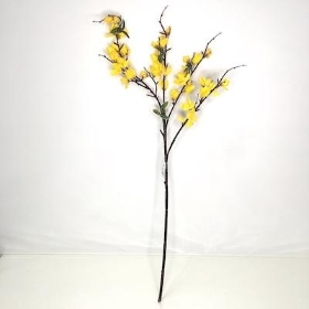 Yellow Forsythia Stem 79cm