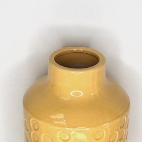 Yellow Dot Vase 25cm