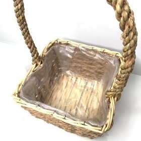 Square Seagrass Basket Set of 2