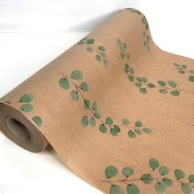 Eucalyptus Print Kraft Paper 100m