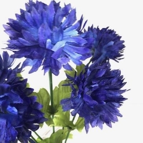 Blue Chrysanthemum Bush 32cm