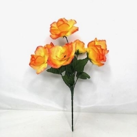 Orange Carnival Rose Bush 32cm