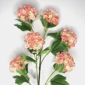 Peach Viburnum Spray 93cm