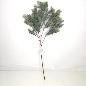 Green Frosted Rosemary Stem 66cm