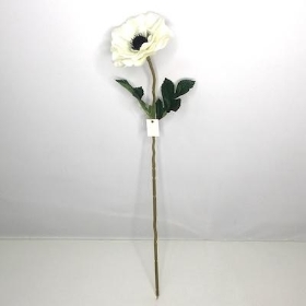 Ivory Anemone 48cm