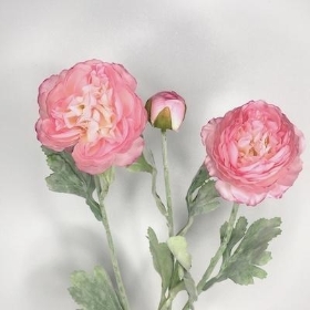 Pink Ranunculus Spray 49cm