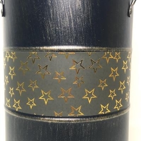 Navy Blue Twinkle Churn 25cm