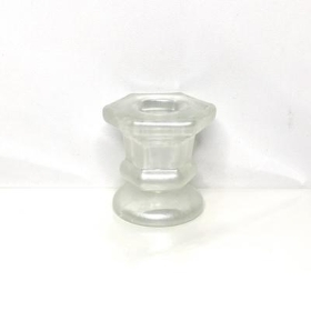 Ivory Hexagonal Candlestick 5cm