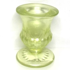 Green Round Candlestick 6cm