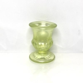 Green Round Candlestick 6cm