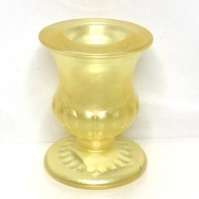 Yellow Round Candlestick 6cm