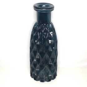 Midnight Blue Bottle Vase 36cm