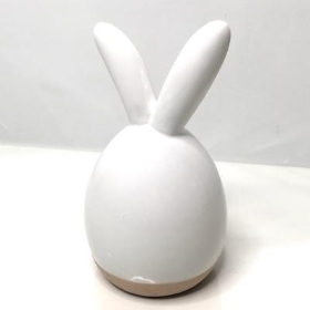 White Ceramic Bunny Decoration 18cm