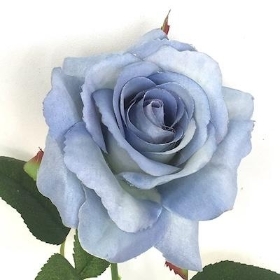 Dusky Blue Rose 40cm