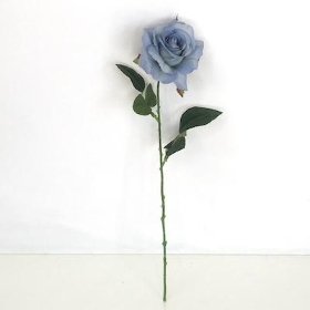 Dusky Blue Rose 40cm