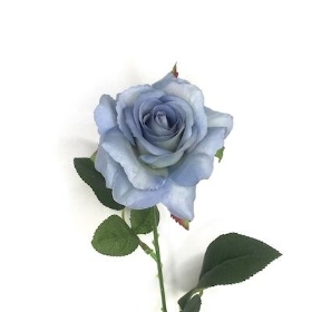 Dusky Blue Rose 40cm