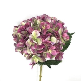 Plum Green Hydrangea 63cm