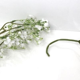 White Gyp Garland 120cm