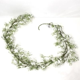 White Gyp Garland 120cm